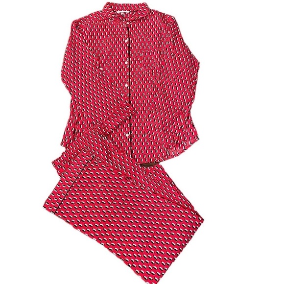 Victoria’s Secret Red Penguin Flannel Pajamas - Picture 3 of 5